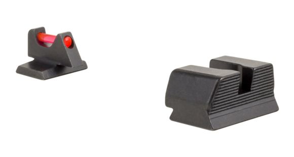 Image of Trijicon Fiber Optic Pistol Front/Rear Sight Set, Red Fiber Stick, FNS-40/FNX-40/FNP-40, Black, 601068