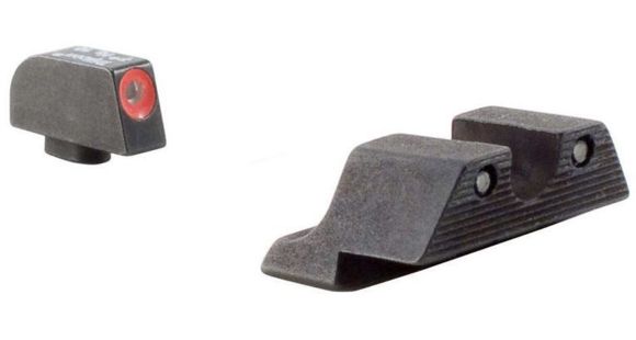 Image of Trijicon Glock HD Night Sight Set - Front Sight Orange Outline / Green Tritium, Rear Sight Yellow Outline / Green Tritium, GL101O-RY