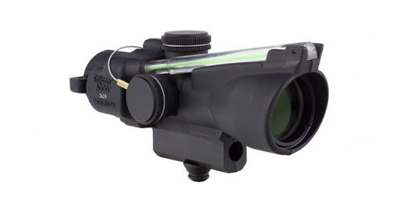 Image of Trijicon 3x24 Compact ACOG Scope, Dual Illuminated Green Crosshair .223/55gr. Ballistic Reticle w/ M16 Carry Handle Base and Mounting Screw 400225