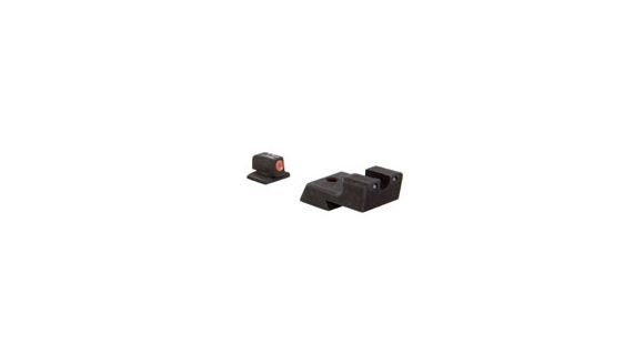 Image of Trijicon HD Night Sight Set - 1911 Novak Cut - Green Front/Orange Outline CA128O