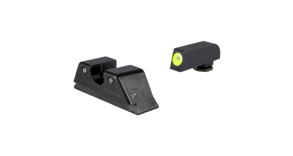 Image of Trijicon HD Tritium Night Sights - Rear - Yellow Front Outline - for GLOCK Models 20, 21, 29, 30, and 41 including S &amp; SF variants, Black, GL145-C-601167