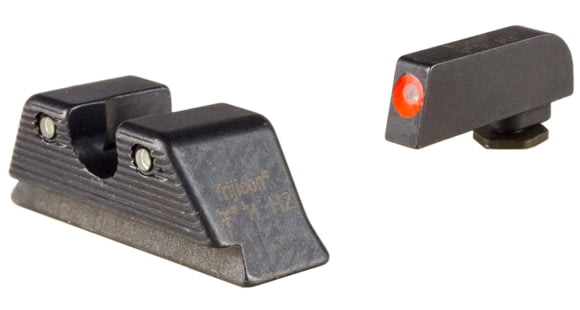 Image of Trijicon HD XR Night Sight Set, MOS Fit Rear, Glock 17, 17L, 19, 22, 23, 24, 25, 26, 27, 28, 31, 32, 33, 34, 35, 37, 38 and 39, Orange, 601092