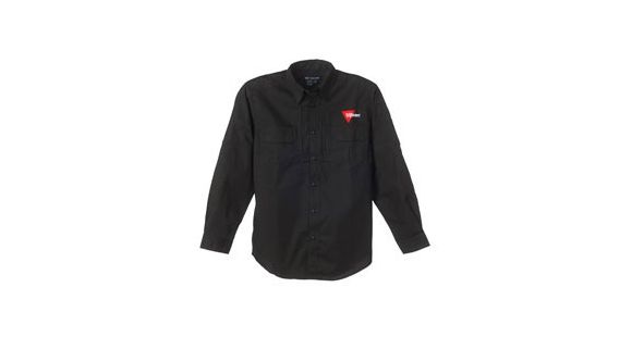 Image of Trijicon Long Sleeve Tactical Shirt with Logo, Black, XXX-Large AP30-XXXL