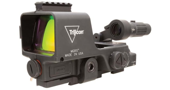 Image of Trijicon MGRS and MAG Red 35 MOA Segmented Circle Rifle Scope 3.0 MOA Dot M2/M240, Black, 2300005