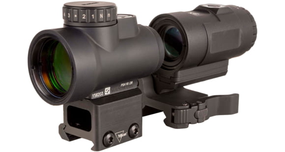 Image of USED, Trijicon MRO HD 1x25mm Red Dot Sights Combo Set, 68 MOA Reticle w/2.0 MOA Dot, Angled Glass, Black, 2200057