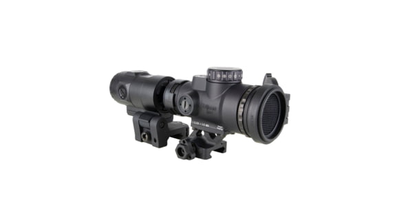 Image of DEMO, Trijicon MRO HD Patrol Combo Set, 1x25 68 MOA Reticle w/ 2.0 MOA Dot, Full Co-Witness Q-LOC Mount AC32070 and 3x Magnifier w/ Quick Release Flip-to-Side Mount, Black, MRO-C-2200111