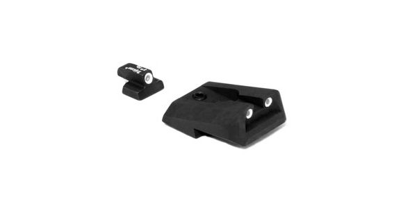 Image of Trijicon Bright &amp; Tough Night Sight Set, Green Front &amp; Yellow Rear - Novak Compact 9mm