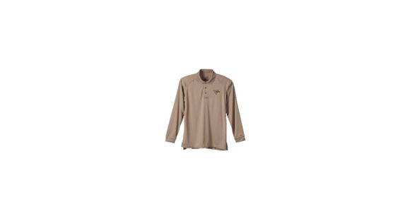 Image of Trijicon Perform Logo Long Sleeve Polo - Men's, Khaki, Small, AP26S