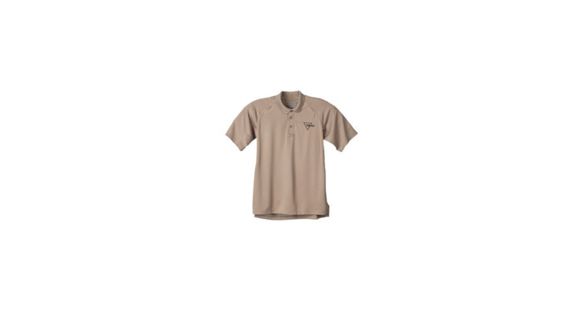 Image of Trijicon Perform Logo Short Sleeve Polo - Men's, Khaki, Small, AP23S