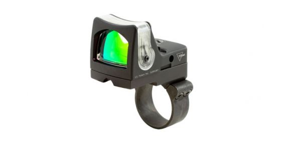 Image of Trijicon RM04 RMR Dual Illuminated Reflex Sight, 7 MOA Amber/Gold Sight, RM36 Mount, Matte, Black, RM04-36
