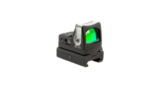 Image of Trijicon RMR Dual Illuminated Reflex Sight, 9 MOA Amber Dot, RM34W Weaver Mount, Black, RM05-34W