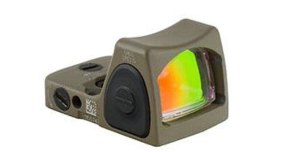 Image of Trijicon RM06 RMR Type 2 Adjustable LED Red Dot Sight, 3.25 MOA Red Dot, No Mount, Matte, FDE, 700216