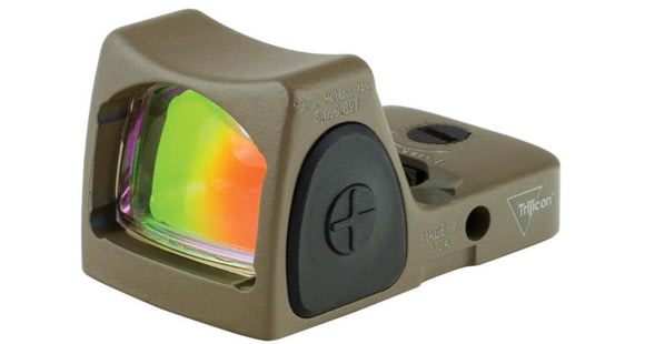 Image of Trijicon RM06 RMR Type 2 Adjustable LED Red Dot Sight, 3.25 MOA Red Dot, w/o Mount, Matte, FDE, 700696