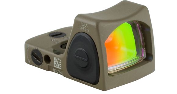 Image of USED, Trijicon RMR Type 2 Adjustable Red Dot Sight 1x, 6.5 MOA Red Dot, No Mount, Cerakote Flat Dark Earth, 700717
