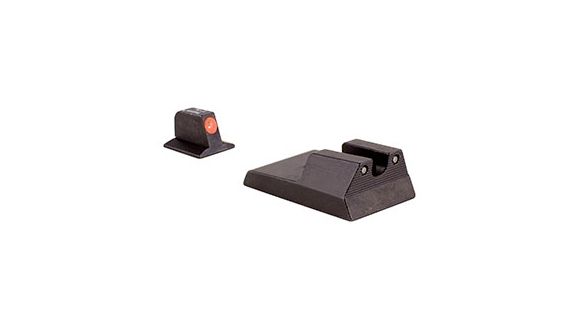 Image of Trijicon Ruger SR9, 40, 40c, HD Night Sight Set - Orange Front Outline RA114O