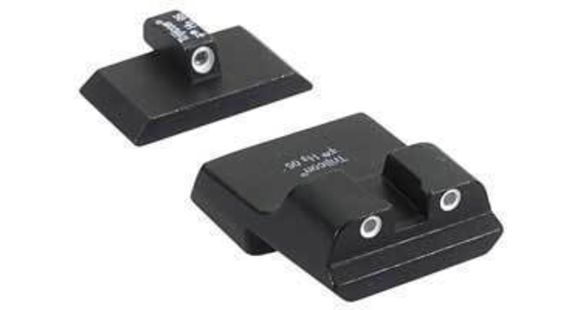 Image of Trijicon Bright &amp; Tough 3 Dot Night Sight Set, Green Front, Orange Rear - S&amp;W Value Series 457 SA28O