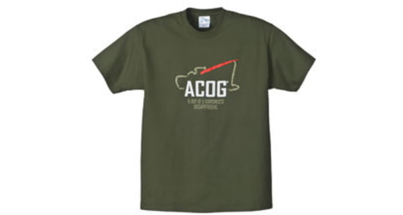 Image of Trijicon Short Sleeve T-Shirt with Survey Tagline, Olive, X-Large AP38-XL