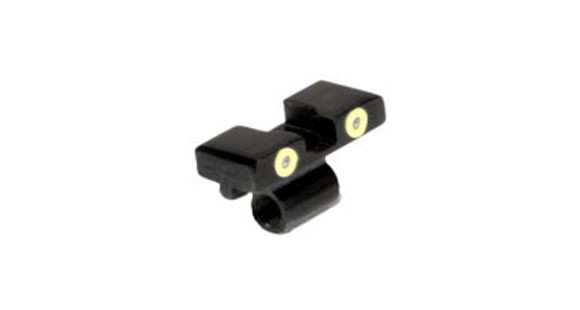 Image of Trijicon Bright &amp; Tough Smith And Wesson 9Mm Adjustable Rear Sight Yellow Lamp SA01R-Y