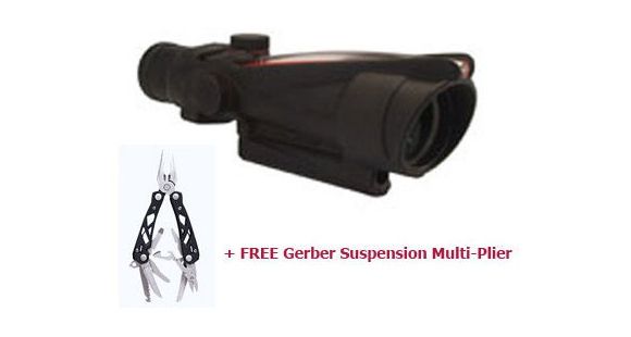 Image of Trijicon TA11B ACOG 3.5x35 Rifle Scope w/ Circle &amp; Red Chevron BAC Reticle w/FREE Multi-Plier 1471
