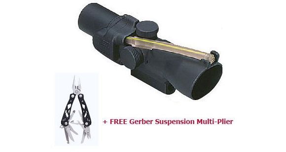 Image of Trijicon Compact ACOG 1.5x24 BAC Rifle Scope w/ M16 Base, FREE Multitool - Amber Triangle Reticle