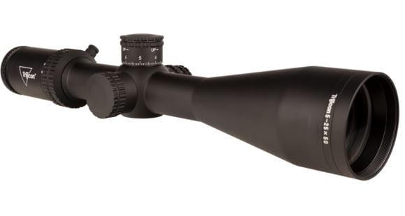 Image of Trijicon Tenmile TM2550 5-25x50mm Rifle Scope, 30 mm Tube, Second Focal Plane, Black, Red MRAD Center Dot Reticle, Mil Rad Adjustment, 3000011
