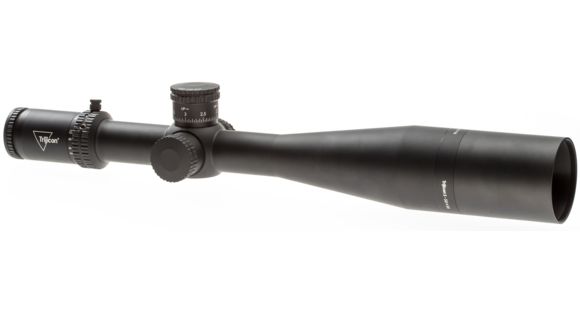 Image of Trijicon Tenmile TM5056 5-50x56mm Rifle Scope, 34 mm Tube, Second Focal Plane, Black, Green/Red MRAD Center Dot w/ Wind Holds Reticle, Mil Rad Adjustment, 3000017