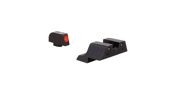 Image of Trijicon HD XR Night Sight Set, Orange Front Outline for Glock Models 42 and 43, Black, 600846