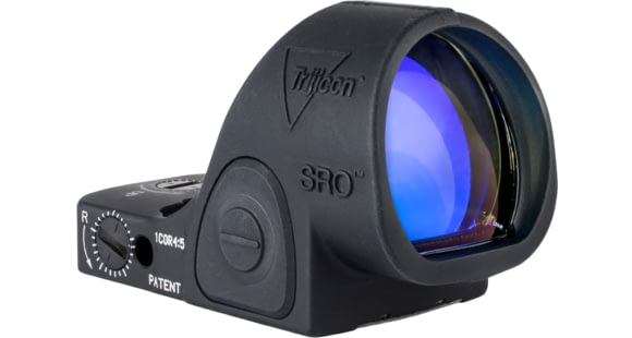 Image of Trijicon SRO 1x25mm Reflex Green Dot Sight, Adjustable LED 1.0 MOA Green Dot, Matte Black, SRO1-2500026
