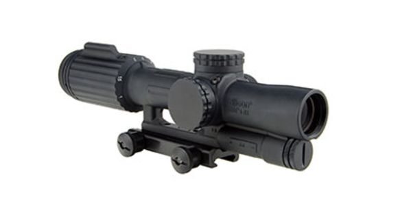 Image of Trijicon VCOG 1-6x24 Green Horseshoe Dot/Crosshair LPVO Rifle Scope .308/175gr Thumb Screw Mount, Black, 1600045