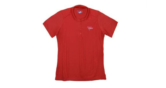 Image of Trijicon Women's Short Sleeve Polo Shirt w/ Trijicon Logo, Red, Medium AP55-MED