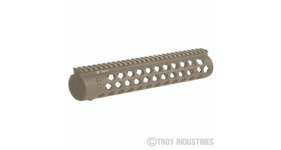 Image of Troy 11in Alpha Rail Free Float Handguard, No Sight, Flat Dark Earth, STRX-AL1-11FT-01