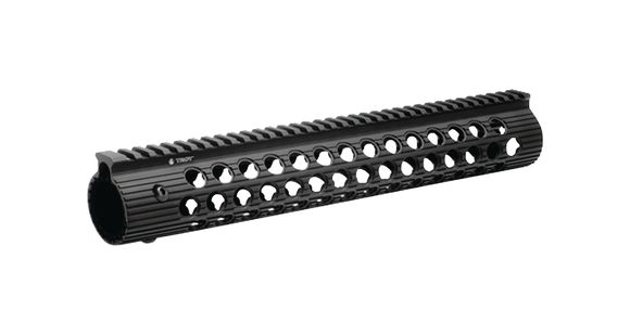 Image of Troy Alpha Rail Free Float Modular AR Handguard, No Sight, 13in, Black, NSN - 1005-01-621-9175, STRX-AL1-13BT-01