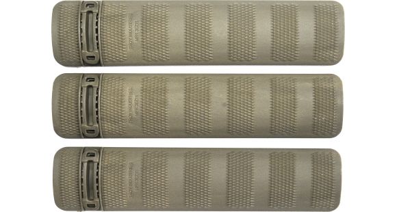 Image of Troy Battle Rail Covers for 1913 Picatinny Rail System, 3-Pack - OD Green