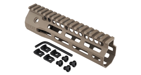 Image of Troy Battlerail, SOCC-PDW, 6.8in, Special Ops - M-LOK Compatible, Low Profile, Flat Dark Earth, SRAI-SRP-68FT-00