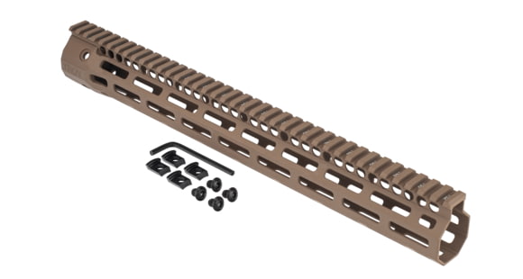 Image of Troy Battlerail, SOCC151, 15.125in, Special Ops M-LOK Compatible , Low Profile, Flat Dark Earth, SRAI-SR1-15FT-00