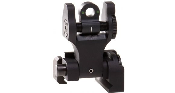 Image of Troy Top Mounted Deployable Rear Sight for AR-15, Black, SSIG-FBS-RTBT-00