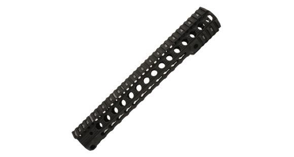 Image of Troy AR-15 SDMR Keymod Free-Floating Rail, 13in, Black, STRX-BK1-13BT-00