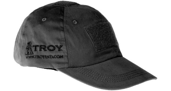 Image of Troy Cotton Operators Hat - Black w/ Rear Elastic Strap, Velcro OSFA