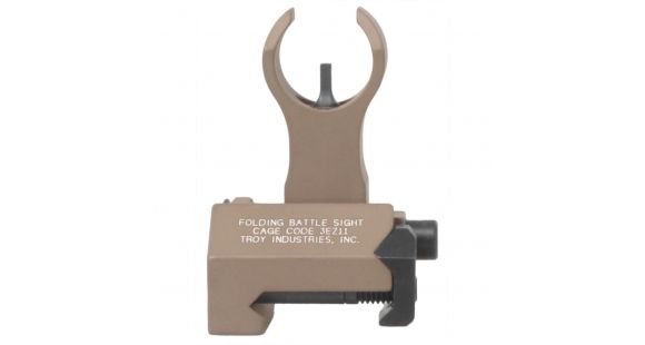 Image of Troy Top Mounted Deployable Front Sight, Front Tactical w/HK Style Housing, Flat Dark Earth, SSIG-FBS-FHFT-00