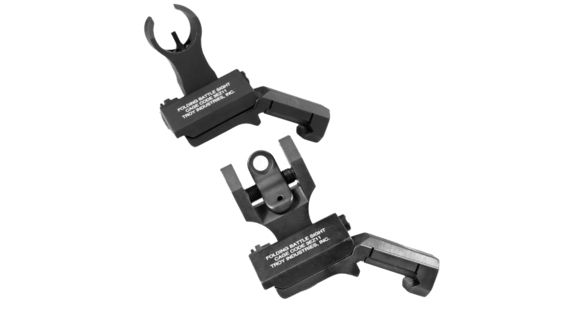 Image of DEMO, Troy Ind SSIG45SHRBT 45 Degree Folding BattleSights HK Front And Round Rear, Black, SSIG45SHRBT