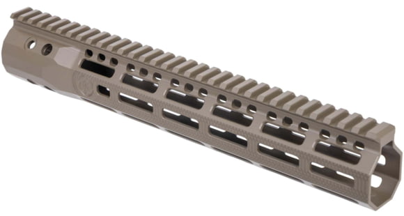 Image of USED, Troy Industries SOCC Gen 2 Free Float M-LOK Handguard AR-15 Aluminum Battle Rail, FDE, 12.5in, SRAI-SR1-12FT-G2