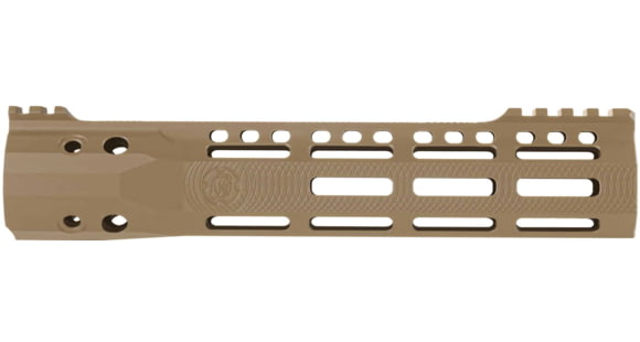 Image of Troy Industries X Series Free Float M-LOK Handguard AR-15 Aluminum Battle Rail, FDE, 9.25in, SRAI-SR1-90FT-X2