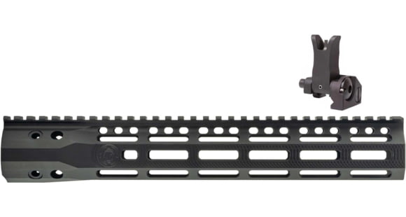 Image of Troy Iron Sight, AR-15, Front Tactical BlackTroy Industries SOCC Gen 2 Free Float M-LOK Black, 12.5in