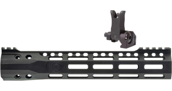 Image of Troy Iron Sight, AR-15, Front Tactical BlackTroy Industries X Series Free Float M-LOK Black, 10.5in