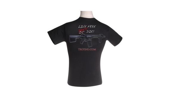 Image of Troy Live Free Don't Die Shirt, Black, 2XL