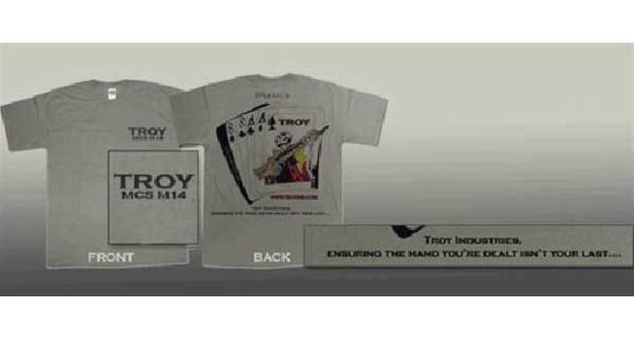 Image of Troy MCS Ace of Spades Card I T-Shirt, Desert Sand, 3XL 030T-00