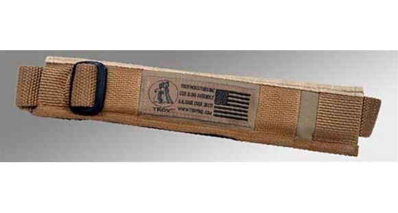 Image of Troy One Point Combat Sling w/ Non-Slip Pad &amp; Emergency Strap, Flat Dark Earth, SSLI-1PS-00FT-00