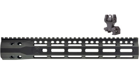 Image of Troy Rear Folding Battle Sight, T6 Aircraft AluminumTroy Industries SOCC Gen 2 Free Float M-LOK Black, 12.5in