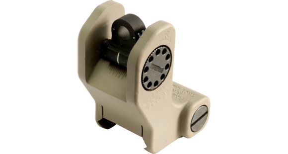 Image of Troy Rear Tritium Fixed Battle Sight w/ Illuminated Hydrogen, AR-15, Flat Dark Earth, SSIG-FRS-RTFT-00