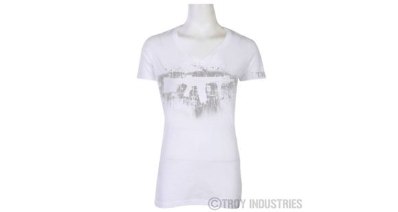 Image of Troy WoMen's Silhouette V-Neck White - 2XL STSH-WM7-02WT-00